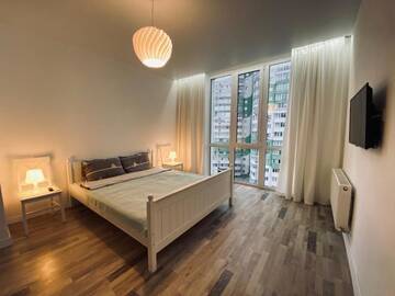 Фото номера Апартаменты с 1 спальней Апартаменты Scandinavian apartment on Marselskaya Street, Бесконтактное заселение г. Крыжановка 19