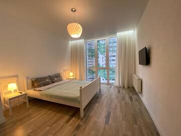 Фото номера Апартаменты с 1 спальней Апартаменты Scandinavian apartment on Marselskaya Street, Бесконтактное заселение г. Крыжановка 28