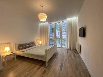 Фото номера Апартаменты с 1 спальней Апартаменты Scandinavian apartment on Marselskaya Street, Бесконтактное заселение г. Крыжановка 7